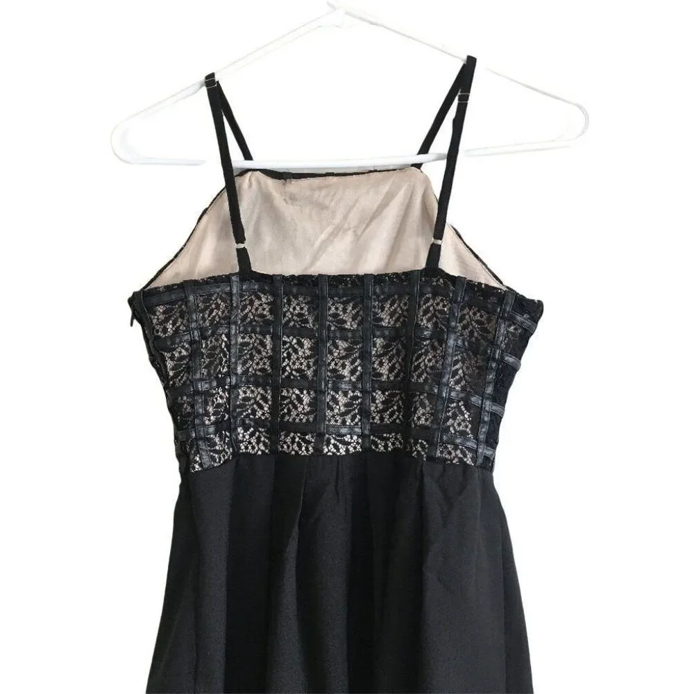 Missguided Skater Dress Size 2 US XS 9799 Black - Picture 5 of 8